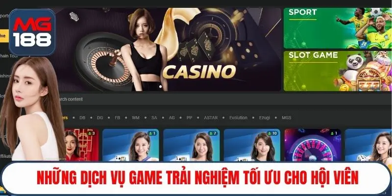 Những dịch vụ game trải nghiệm tối ưu cho hội viên